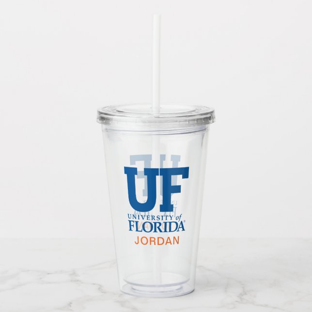 UF University of Florida Acrylic Tumbler (Front)