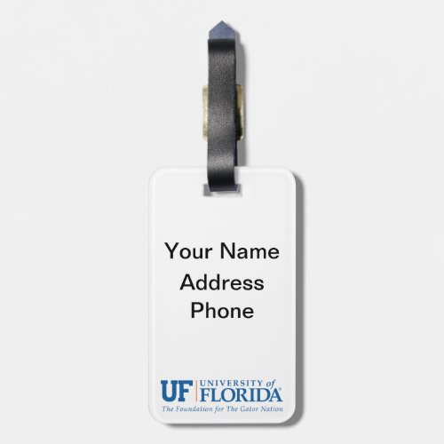 UF University of Florida _ Gator Nation Luggage Tag
