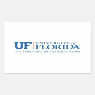 UF University of Florida - Gator Nation Rectangular Sticker