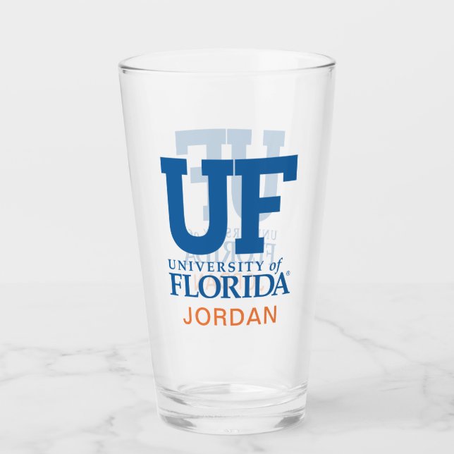 UF University of Florida Glass (Front)