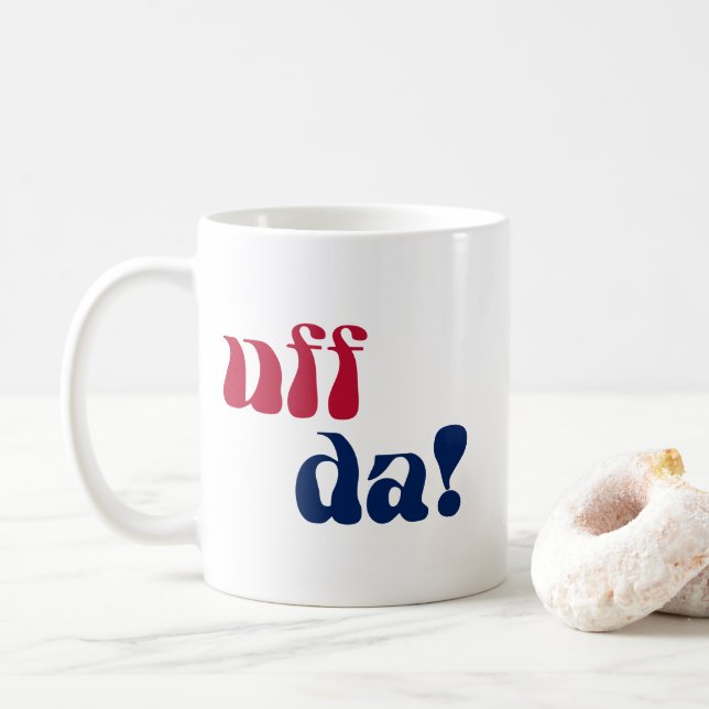 Uff Da Coffee Mug (With Donut)