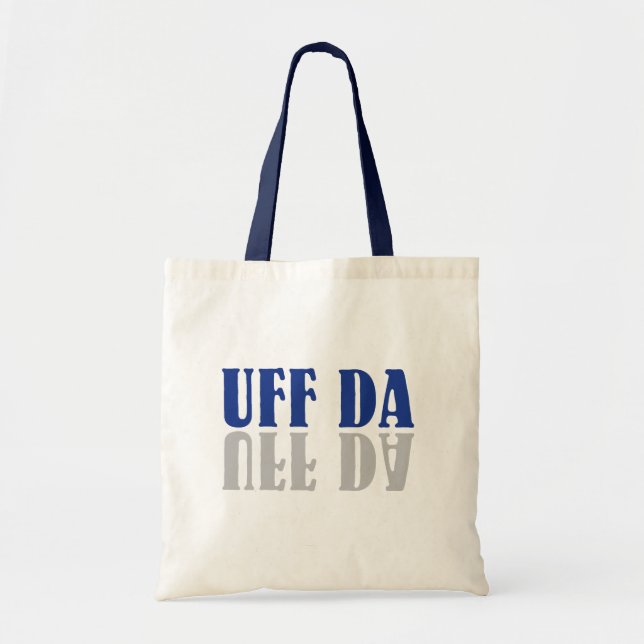 UFF DA Funny Scandinavia Tote Bag (Front)