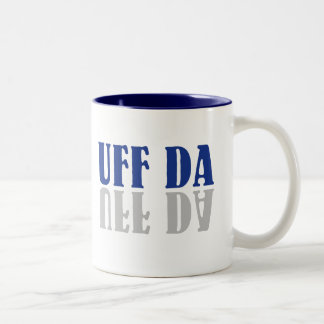 UFF DA Funny Scandinavian Swedish Norwegian Two-Tone Coffee Mug