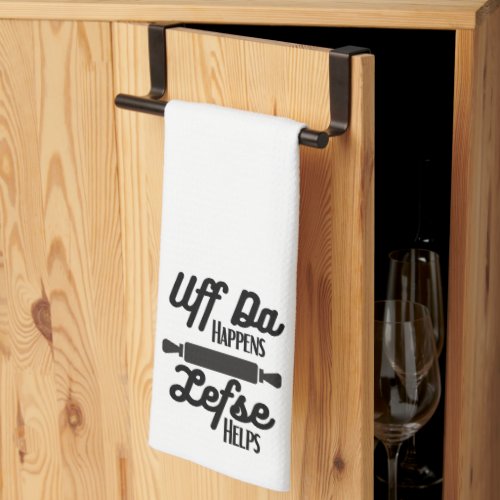 Uff Da Happens Lefse Helps Kitchen Towel