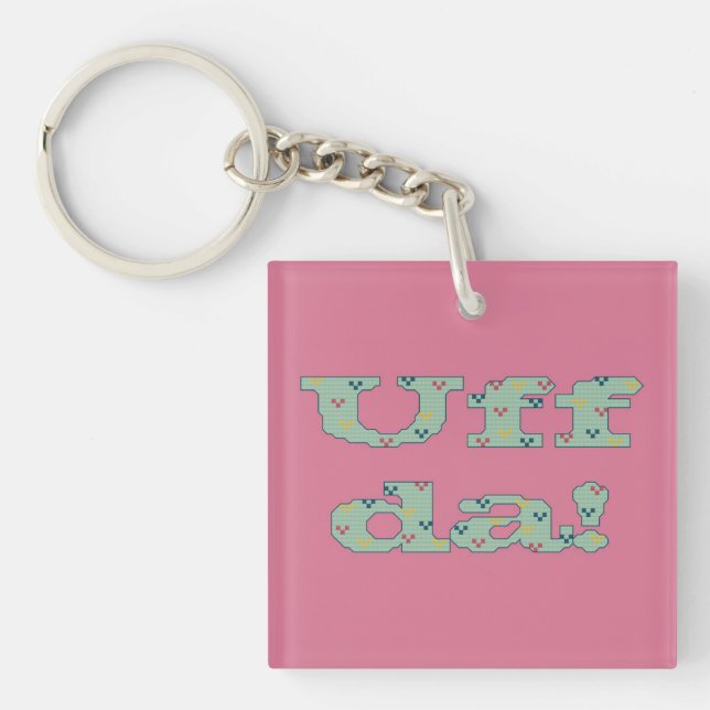 Uff da! Keychain (Front)