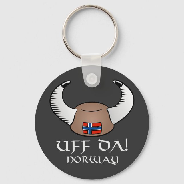 Uff Da! Norway Keychain (Front)