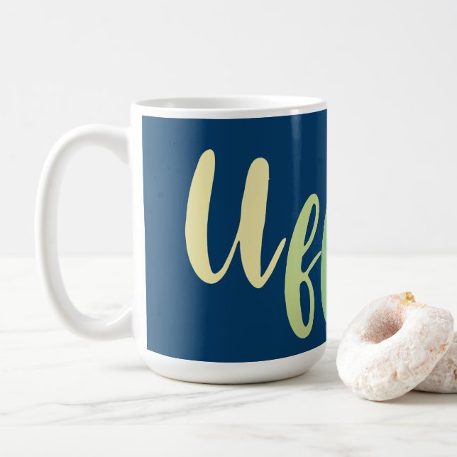 Uff Da! Norwegian, Minnesota Coffee Mug (With Donut)