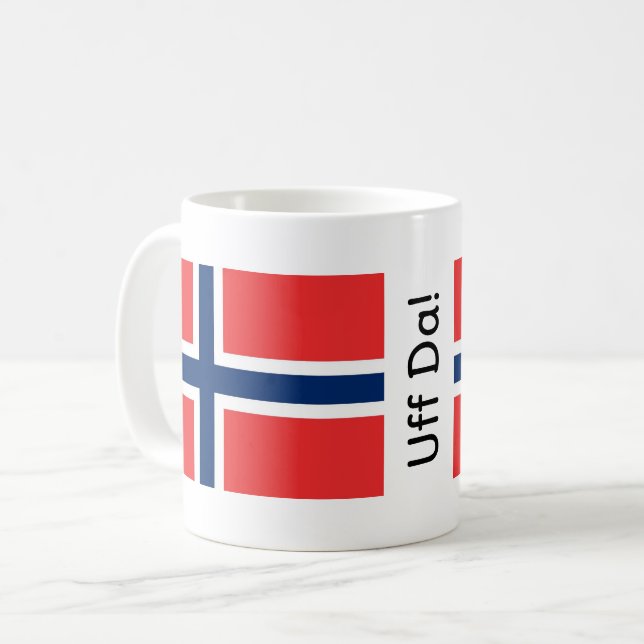 Uff Da! Norwegian Mug (Front Left)