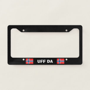 Uff Da Norwegian Plate Frame