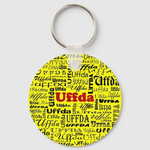 Uffda Keychain