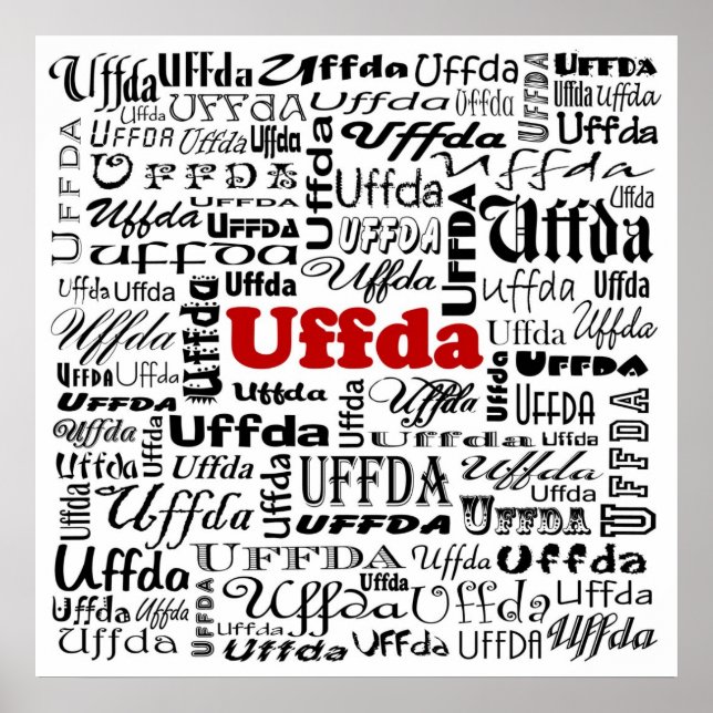Uffda Poster Print (Front)
