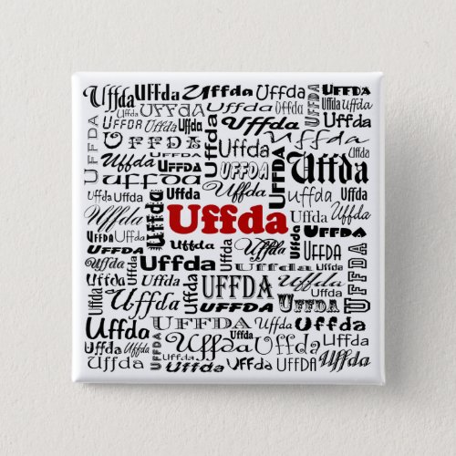 Uffda Square Pin