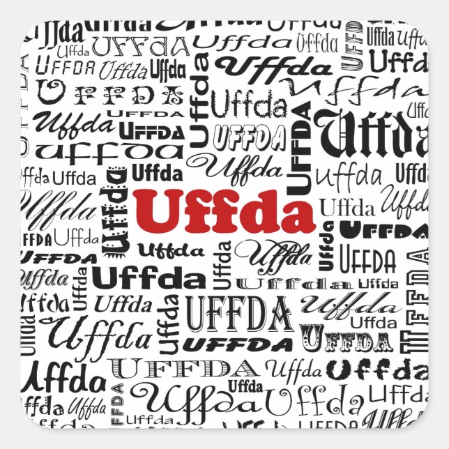 Uffda Stickers (Front)