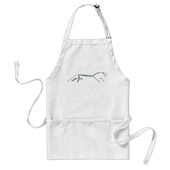 Uffington Horse Copper Adult Apron (Front)