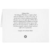 Uffington Horse Copper Cards (Back Horizontal)