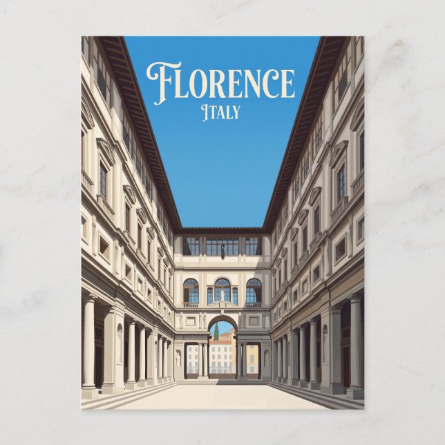 Uffizi Gallery Italy Postcard (Front)