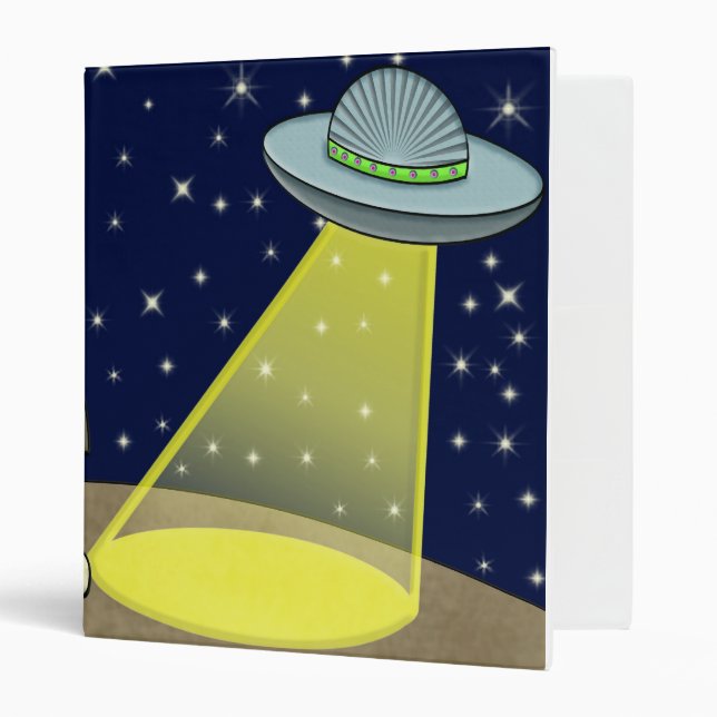 ufo 3 ring binder (Front/Inside)