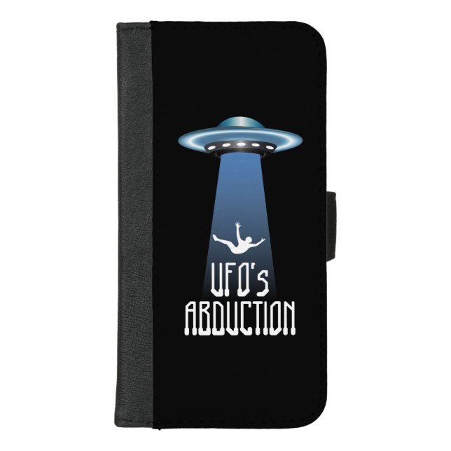 UFO abduction iPhone Wallet Case (Front)