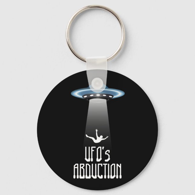 UFO abduction Keychain (Front)