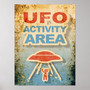UFO Activity Area Poster