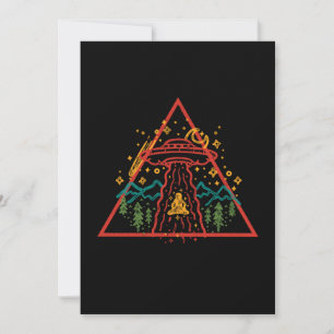 UFO Alien Abduction Aliens Mountain Nature Illumin Invitation