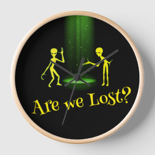 UFO Alien Abduction 👽 Are we Lost?? Clock