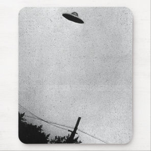 UFO Alien Extraterrestrial Spacecraft Top Secret Mouse Pad