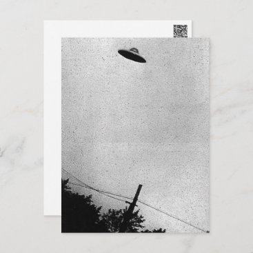 UFO Alien Extraterrestrial Spacecraft Top Secret Postcard