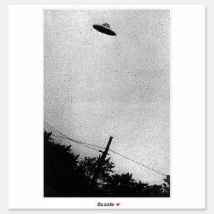 UFO Alien Extraterrestrial Spacecraft Top Secret Sticker