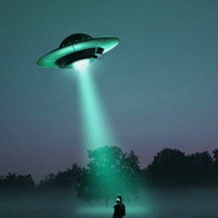 ufo alien poster