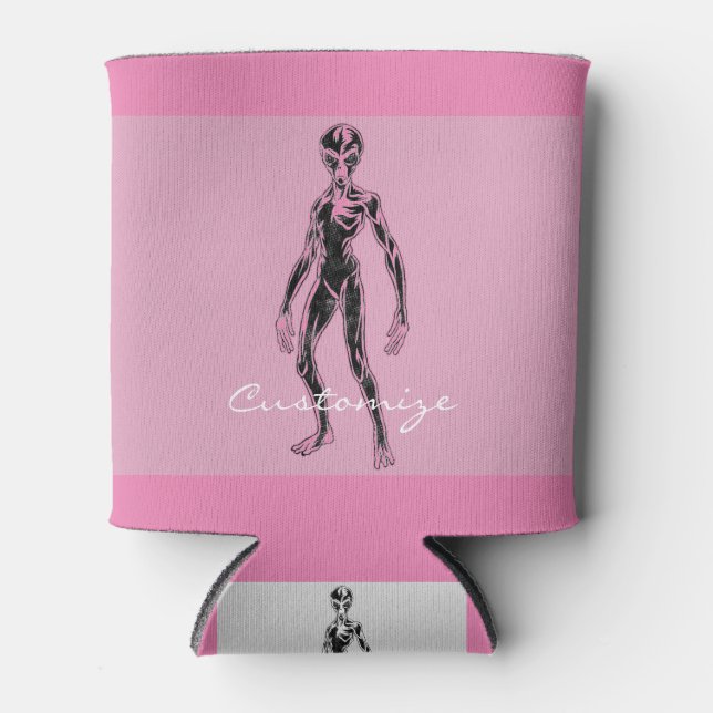 UFO Alien Thunder_Cove Can Cooler (Front)