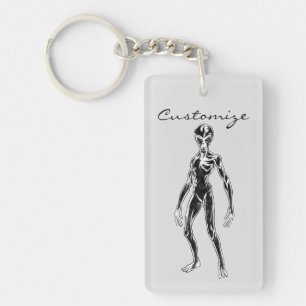 UFO Alien Thunder_Cove Keychain