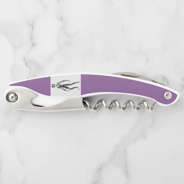 UFO Alien Thunder_Cove Purple Waiter's Corkscrew (Front)