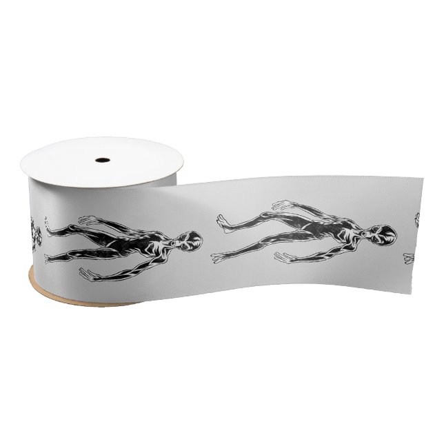 UFO Alien Thunder_Cove Satin Ribbon (Spool)