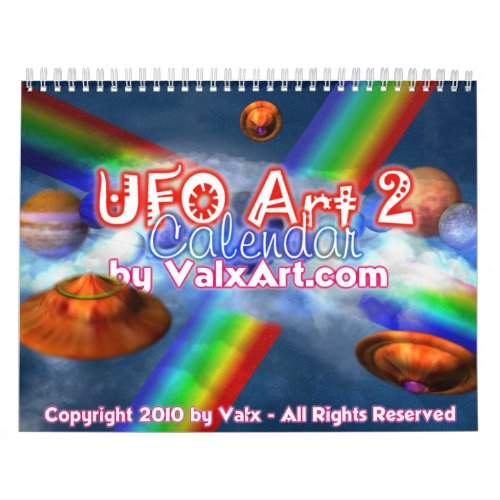 UFO _ alien worlds Valxart calendar