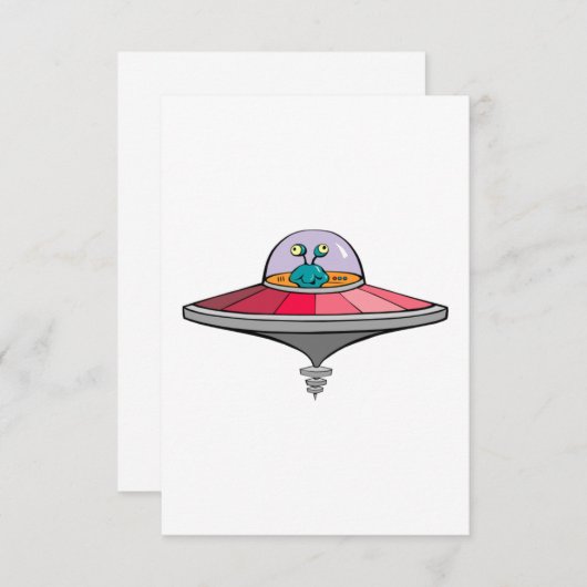 UFO and Space Alien (Front/Back)