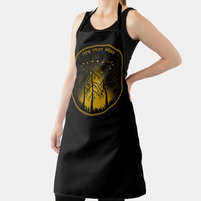 UFO Aprons Personalized Flying Saucer Gifts (Insitu)