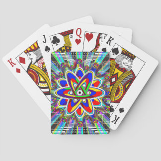 UFO Atomic Rainbow Poker Cards