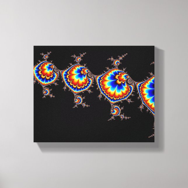 Ufo Attack - Fractal Art Canvas Print (Front)