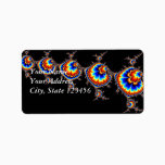 Ufo Attack - Fractal Art Label