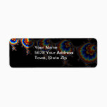 Ufo Attack - Fractal Art Label