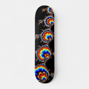 Ufo Attack - Fractal Art Skateboard Deck