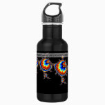 Ufo Attack - Fractal Art Water Bottle