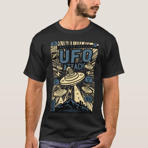 UFO Attack T_Shirt