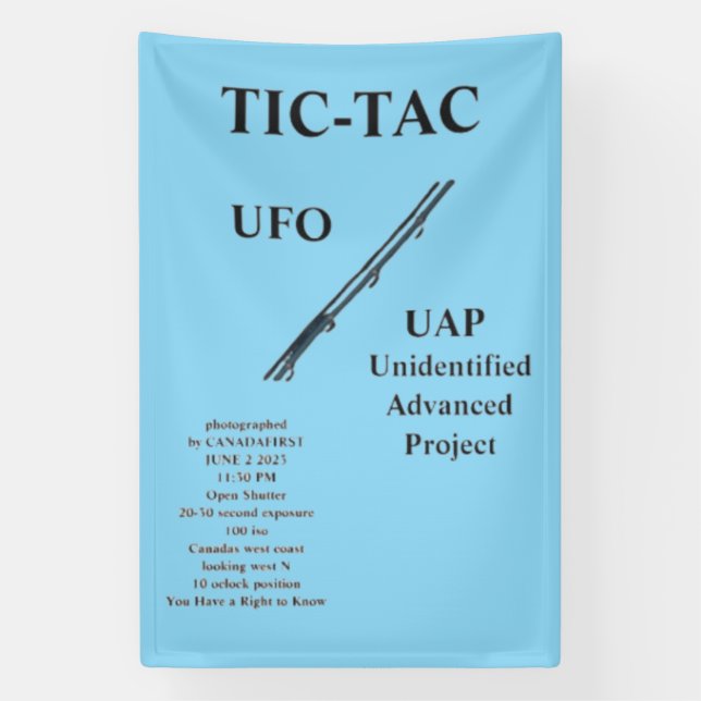 UFO BANNER (Vertical)