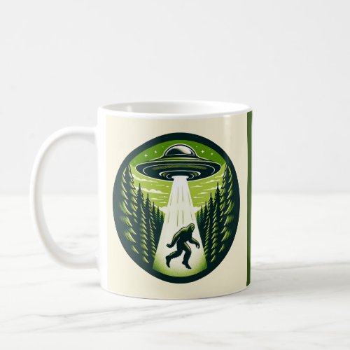 ufo bigfoot mug