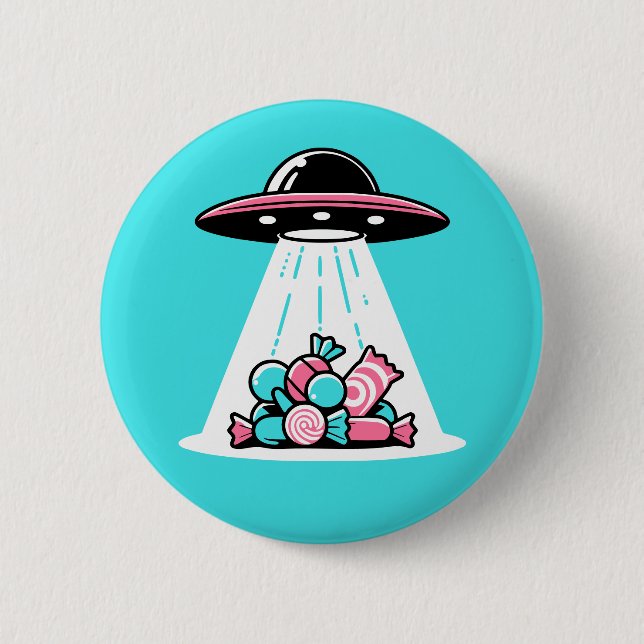UFO Candy Button (Front)