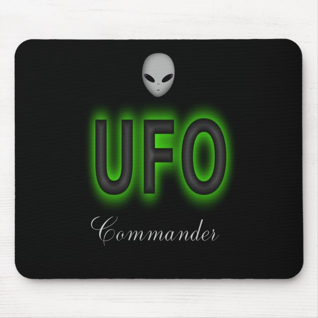 UFO Commander Mouse Pad (Front)