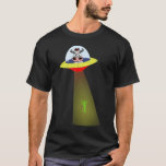 Ufo Cow Vs. Alien Shirt at Zazzle