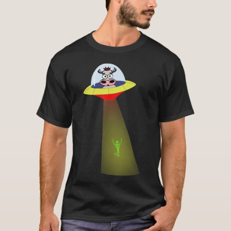 Ufo Cow Vs. Alien Shirt